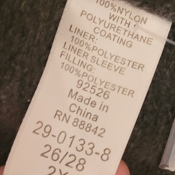 Woman Within Women’s Plus 26/28 (2X) Red Microfiber Parka Coat Zip Front Hooded - Picture 9 of 10